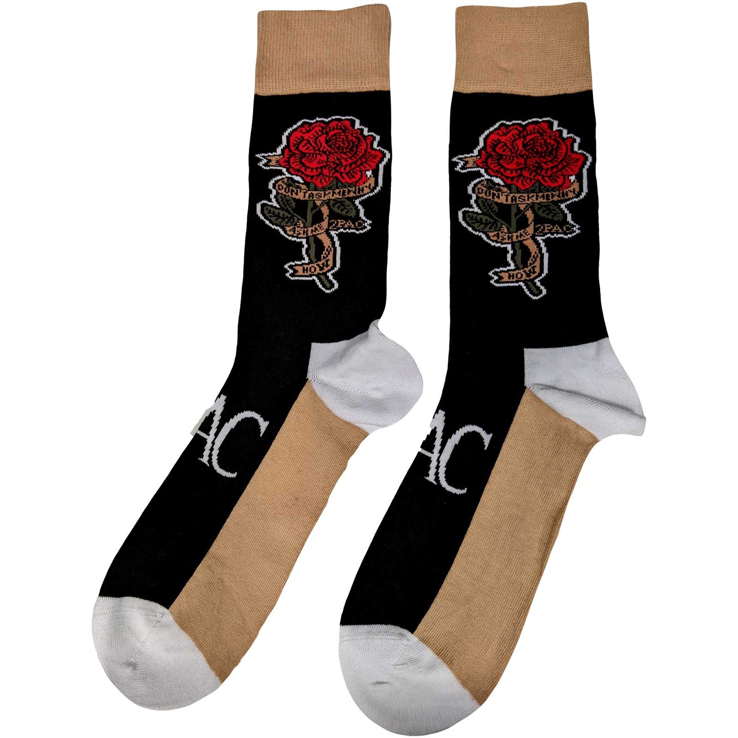 2PAC - Merch Socken: ROSE