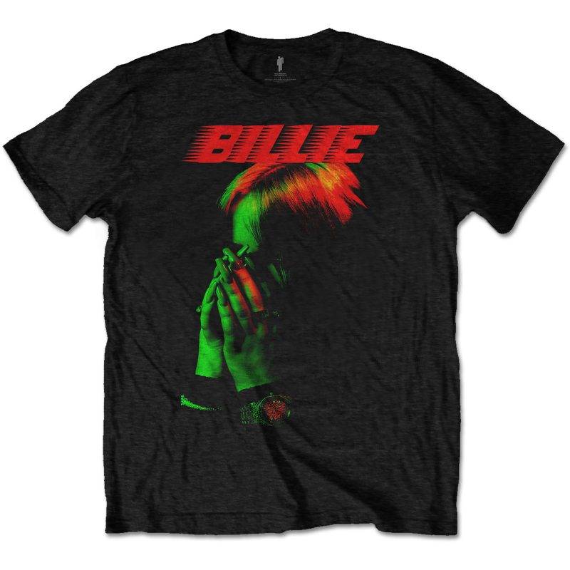 BILLIE EILISH – Unisex T-Shirt: Hands - Official Merchandise - Bandshirt - BILLIETS17MB