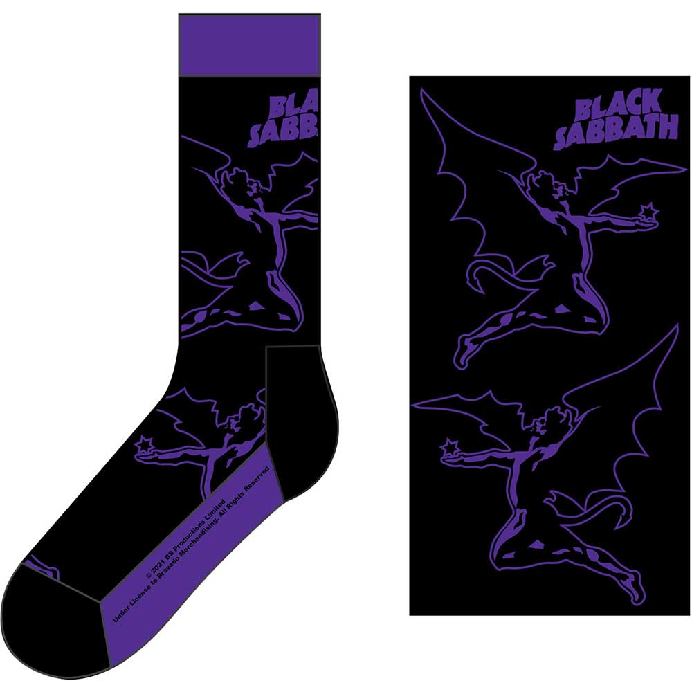 BLACK SABBATH - Merch Socken: LOGO DEMON