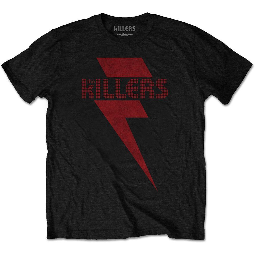 THE KILLERS - Band T-Shirt: Red Bolt Logo