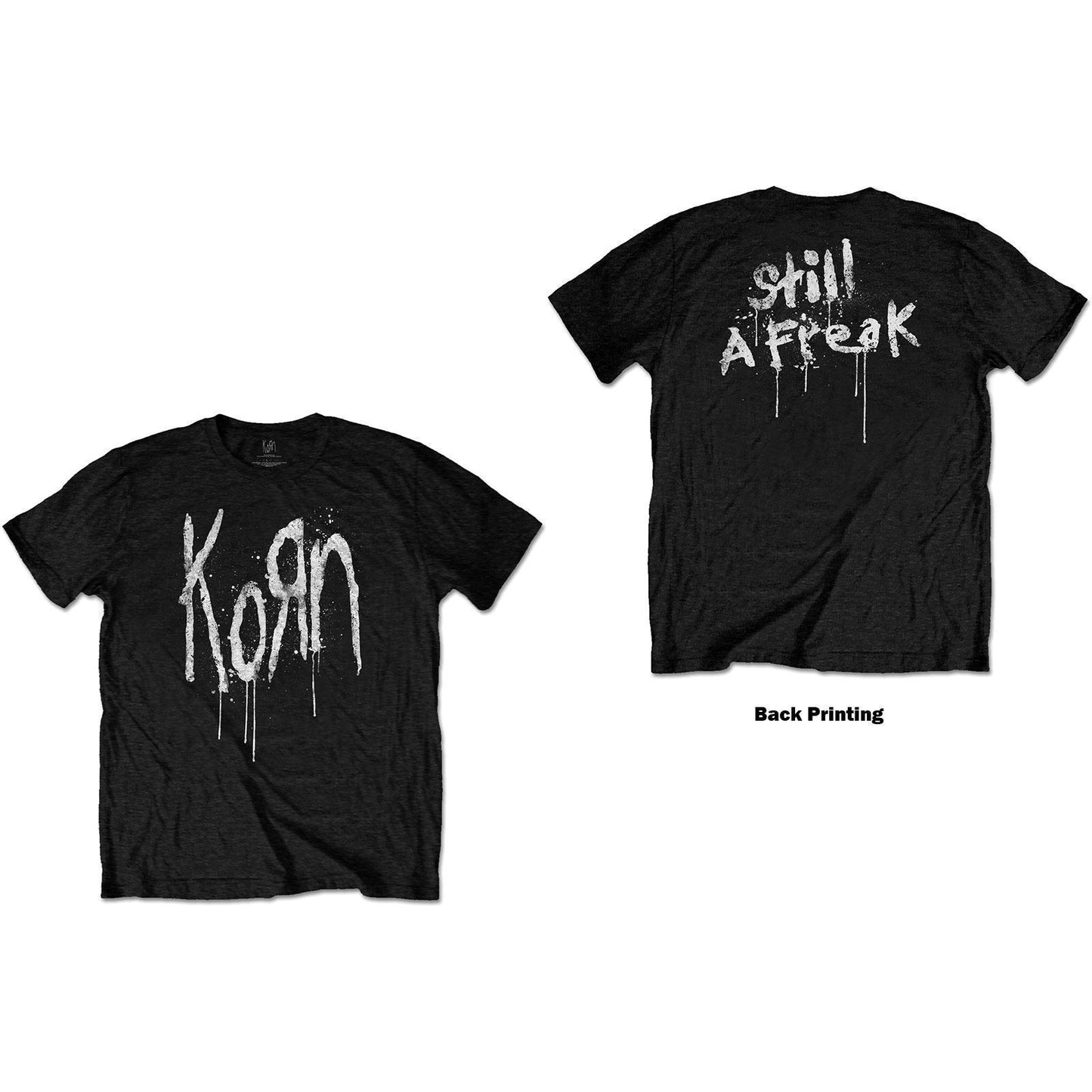 KORN - Band T-Shirt: Freak (Backprint)