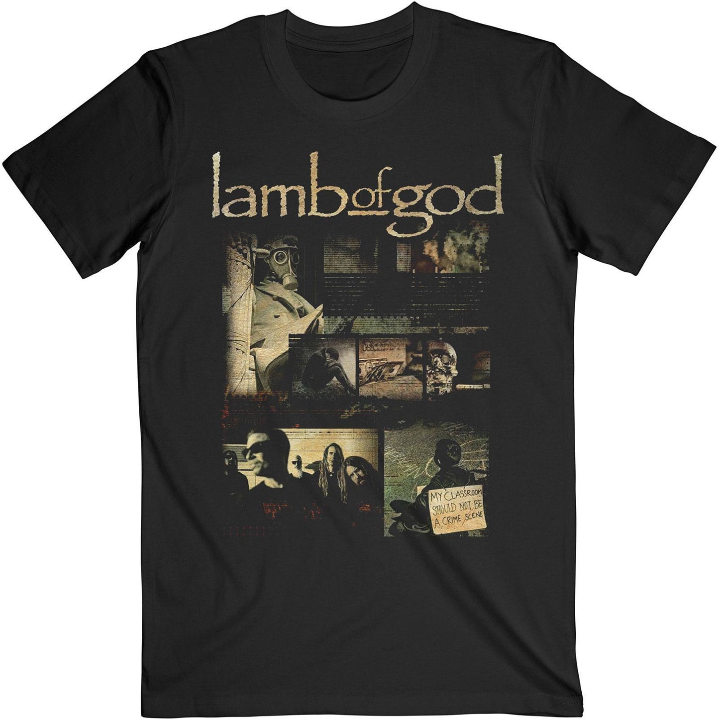 LAMB OF GOD - Band T-Shirt: Album Collage