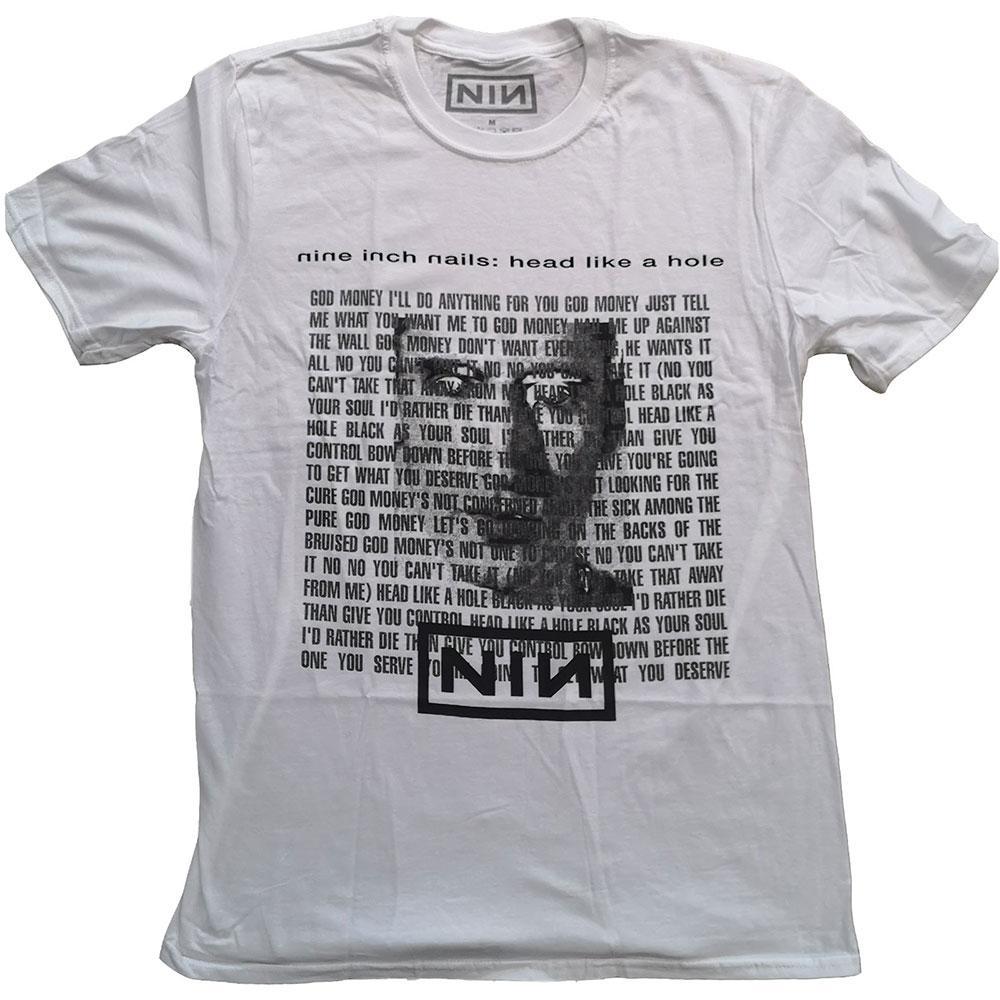 NINE INCH NAILS - Band T-Shirt: HEAD LIKE A HOLE