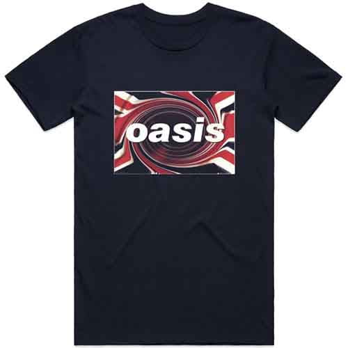 OASIS - Band T-Shirt: Logo Jack - Official Merchandise - Band Merch - Bandshirt - OASTS04MN