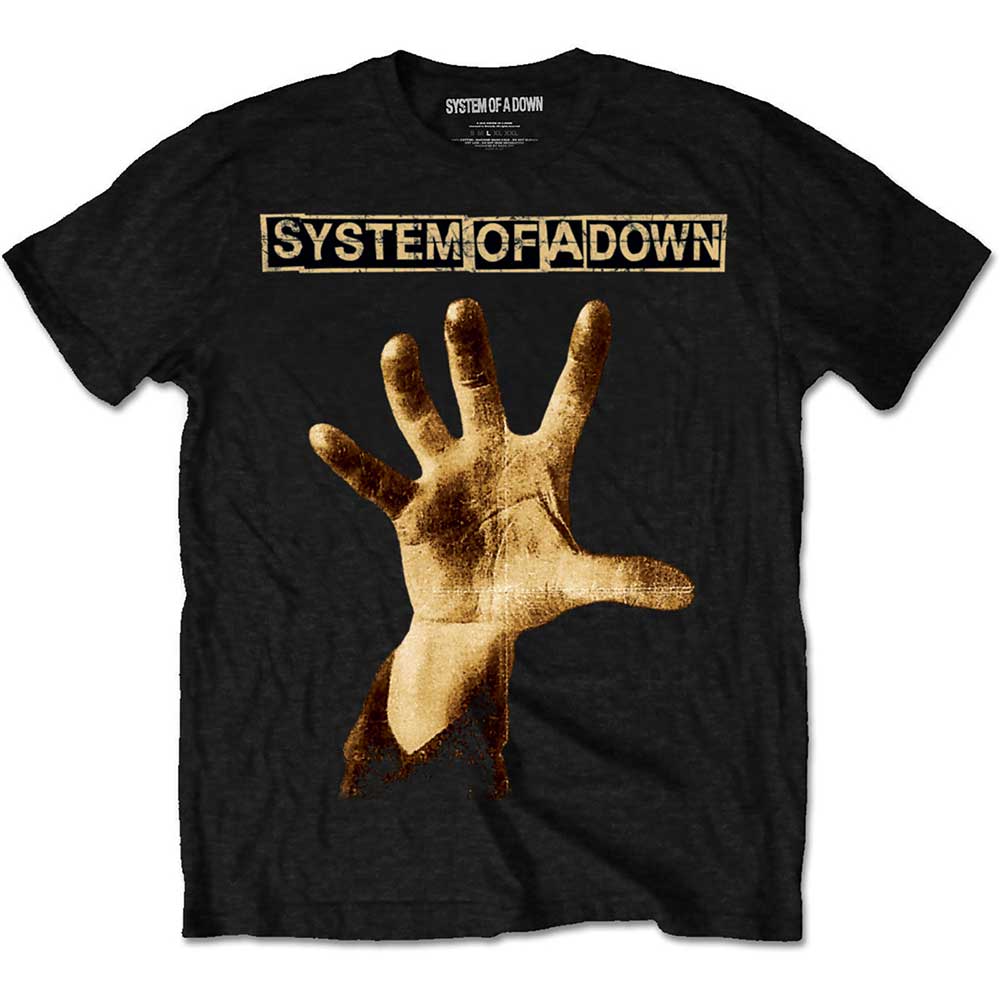 SYSTEM OF A DOWN - Band T-Shirt: HAND