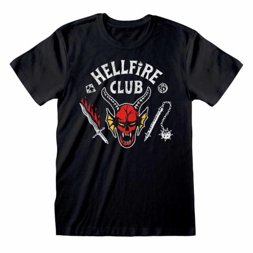 STRANGER THINGS - Unisex T-Shirt: Hellfire Club - Official Merchandise - Show Shirt - Series