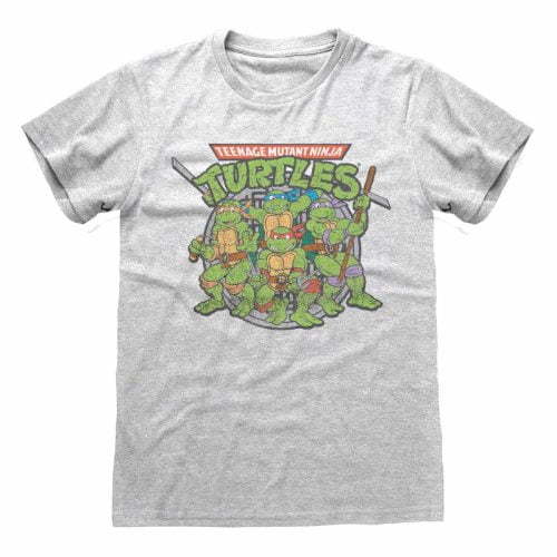 TEENAGE MUTANT NINJA TURTLES - Unisex T-Shirt: RETRO - Official Merchandise - Movie Merch - Film Shirt - 80er - 80s