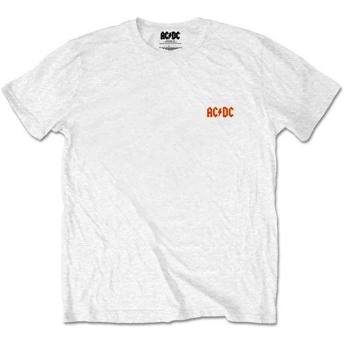 AC/DC - Unisex T-Shirt: Logo F/B - Official Merchandise - Bandshirt - Frontprint + BackPrint