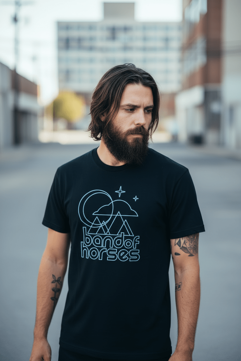 BAND OF HORSES - Band T-Shirt: Alpine Line - COOCOO.at - Dein Merch Shop aus Österreich