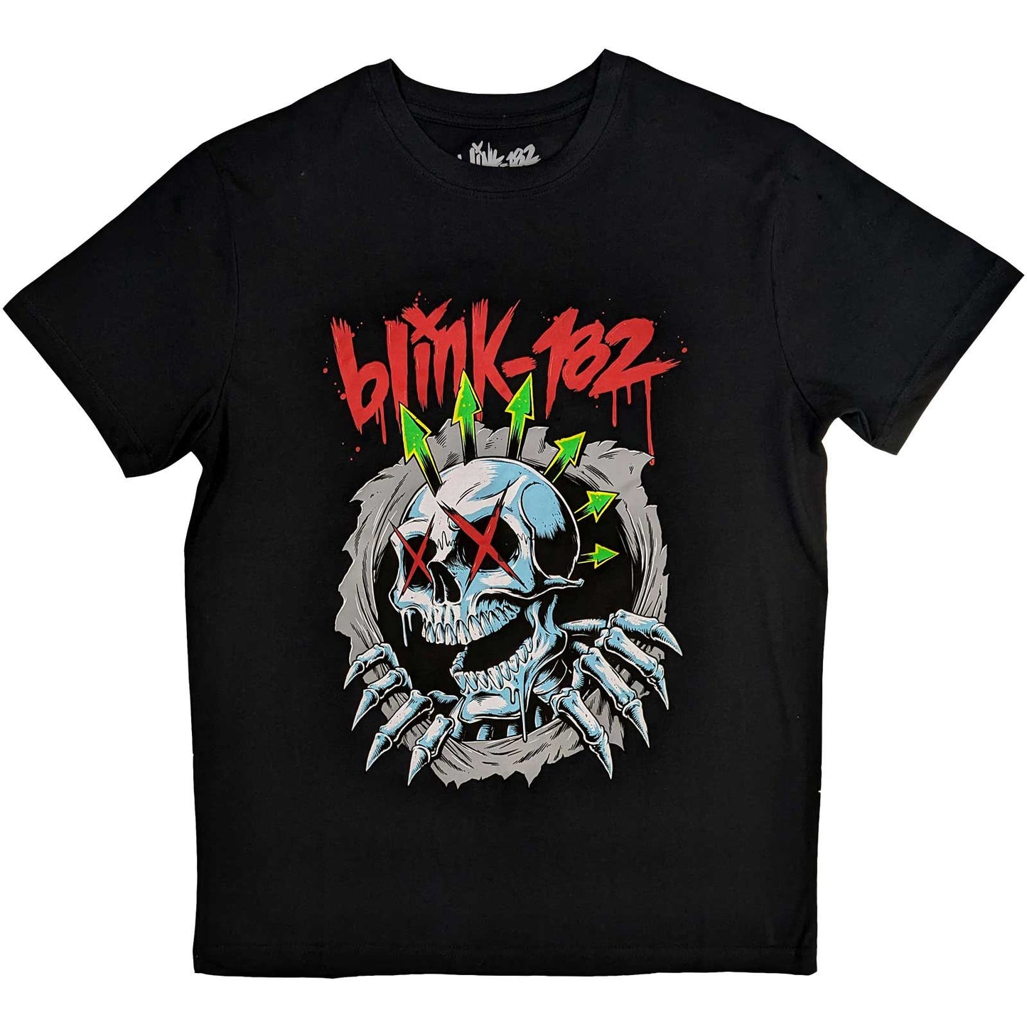 BLINK 182 - Band T-Shirt: SKULL - COOCOO.at - Dein Merch Shop aus Österreich
