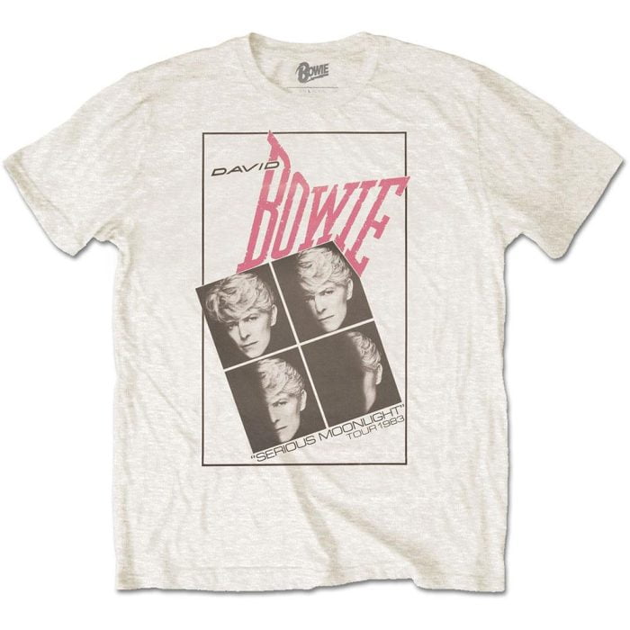 DAVID BOWIE - Merch T-Shirt: SERIOUS MOONLIGHT - COOCOO.at - Dein Merch Shop aus Österreich