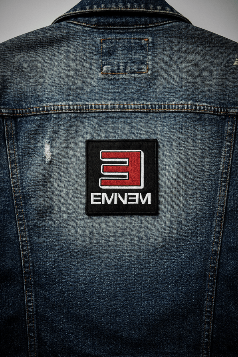 EMINEM - Band Merch Patch: Reversed E Logo - COOCOO.at - Dein Merch Shop aus Österreich
