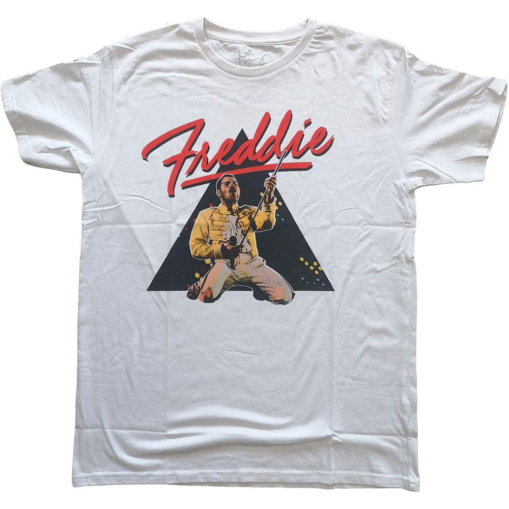 FREDDIE MERCURY - Merch T-Shirt: TRIANGLE Band Merchandise T-Shirt
