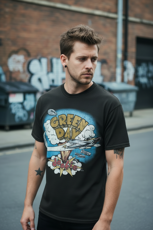 GREEN DAY - Band T-Shirt: DOOKIE VINTAGE