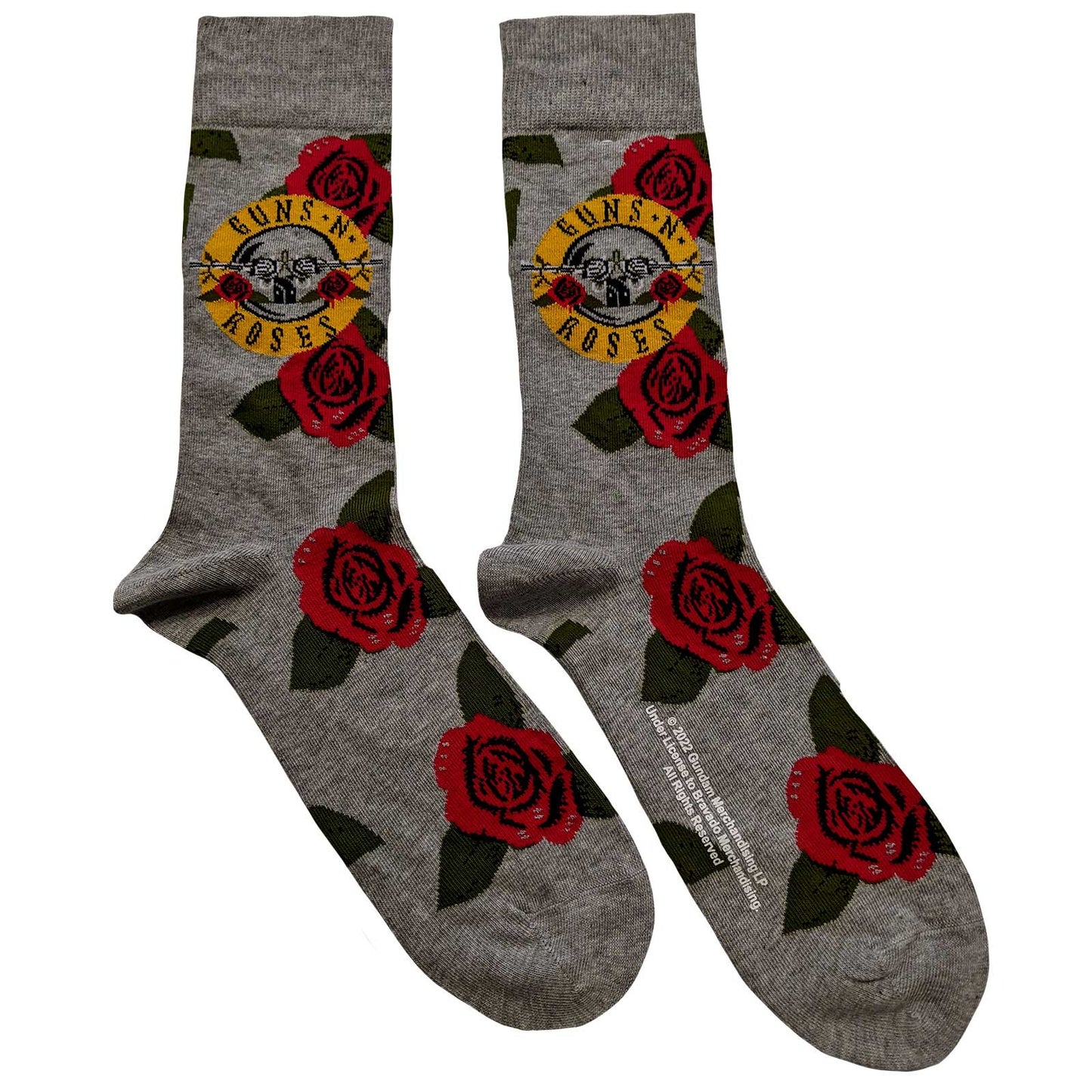 GUNS N’ ROSES – Merch Socken: Bullet Roses - COOCOO.at - Dein Merch Shop aus Österreich
