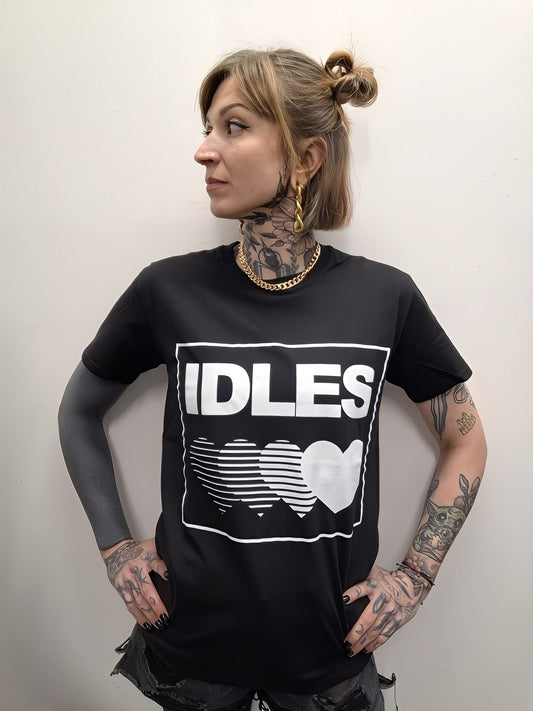 IDLES - Band T-Shirt: Gradient Heart - COOCOO.at - Dein Merch Shop aus Österreich