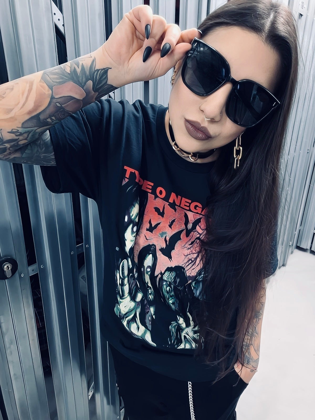 TYPE O NEGATIVE - Band T-Shirt: Halloween Band Merchandise T-Shirt