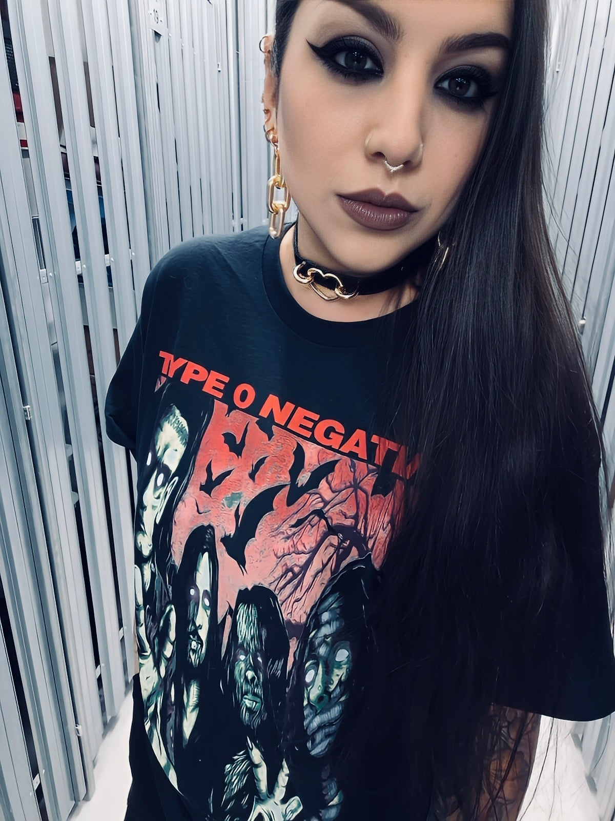 TYPE O NEGATIVE - Band T-Shirt: Halloween Band Merchandise T-Shirt