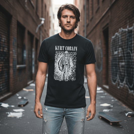 KURT COBAIN - Band T-Shirt: BRILLIANCE - COOCOO.at - Dein Merch Shop aus Österreich