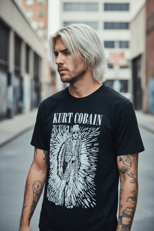 KURT COBAIN - Band T-Shirt: BRILLIANCE - COOCOO.at - Dein Merch Shop aus Österreich