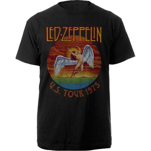 LED ZEPPELIN - Band T-Shirt: TOUR '75 - COOCOO.at - Dein Merch Shop aus Österreich
