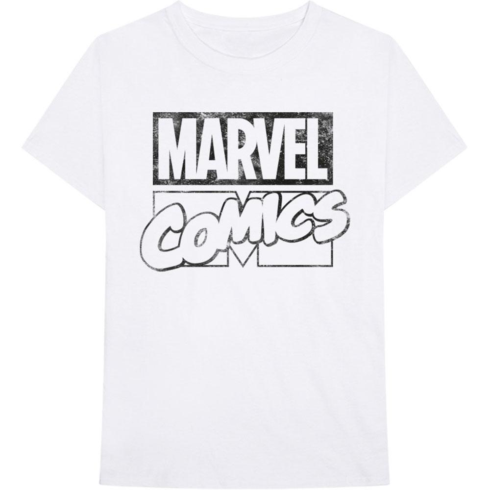 MARVEL COMICS - Merch T-Shirt: LOGO - COOCOO.at - Dein Merch Shop aus Österreich