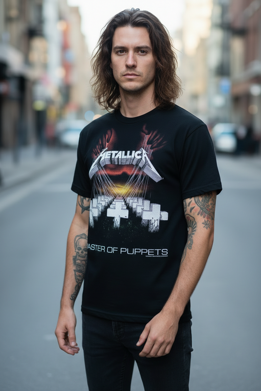 METALLICA - Band T-Shirt: Master Of Puppets Tracks