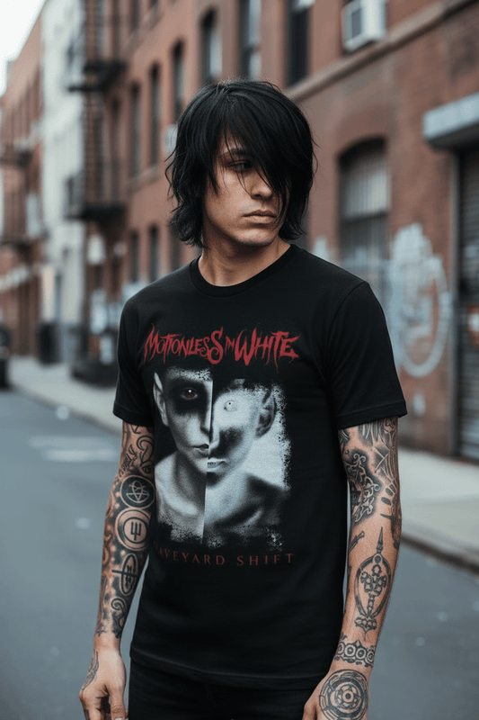 MOTIONLESS IN WHITE - Band T-Shirt: Split Screen - COOCOO.at - Dein Merch Shop aus Österreich