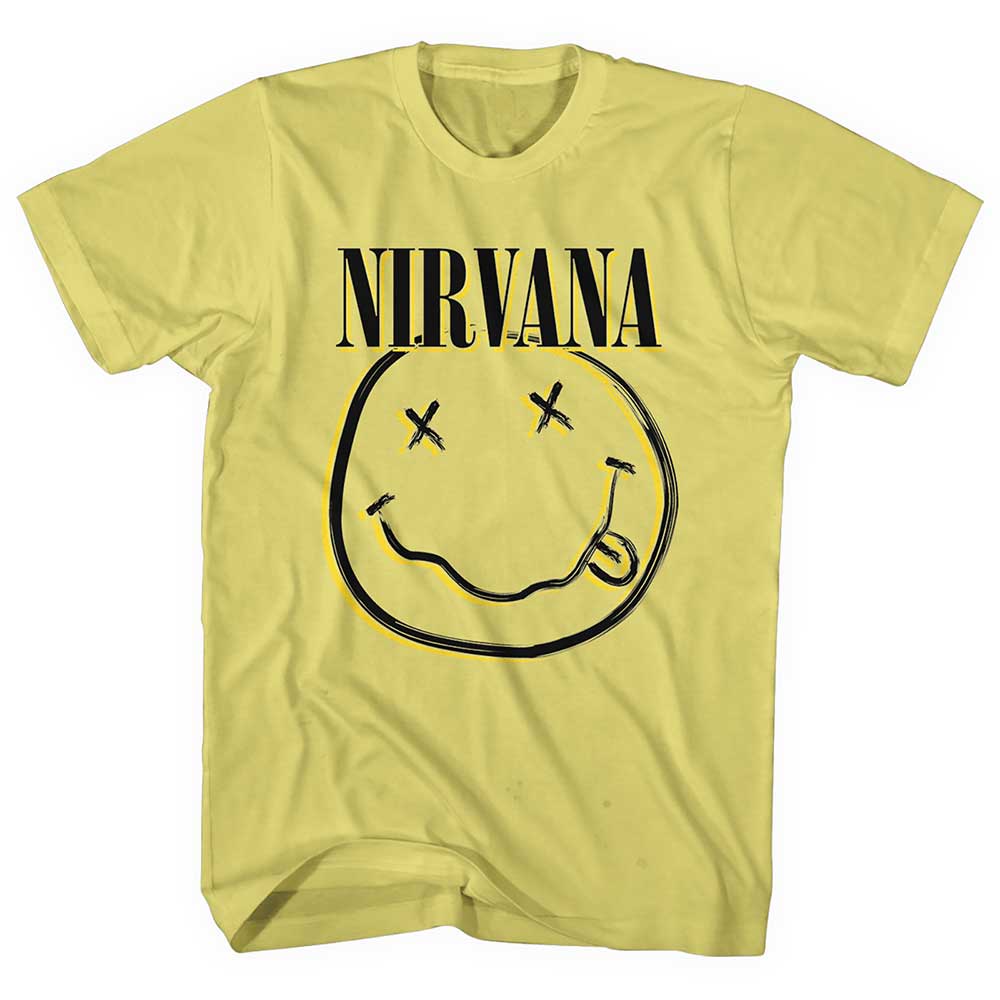 NIRVANA - Band T-Shirt: INVERSE SMILEY - COOCOO.at - Dein Merch Shop aus Österreich