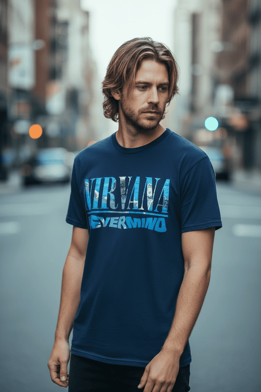 NIRVANA - Band T-Shirt: NEVERMIND - COOCOO.at - Dein Merch Shop aus Österreich