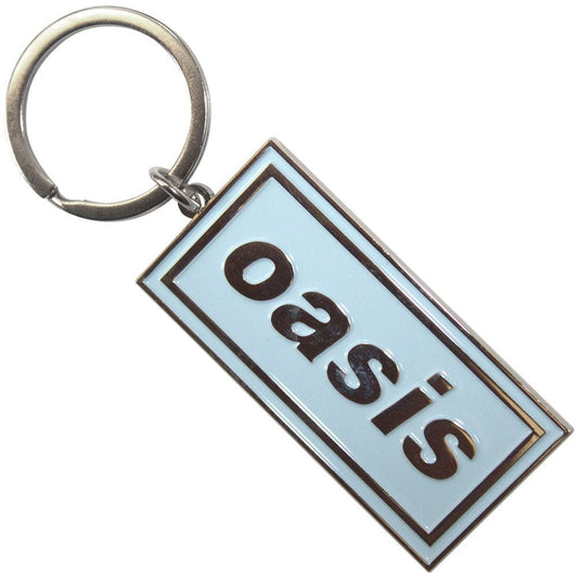 OASIS - Band Merch Schlüsselanhänger: Logo blue - COOCOO.at - Dein Merch Shop aus Österreich