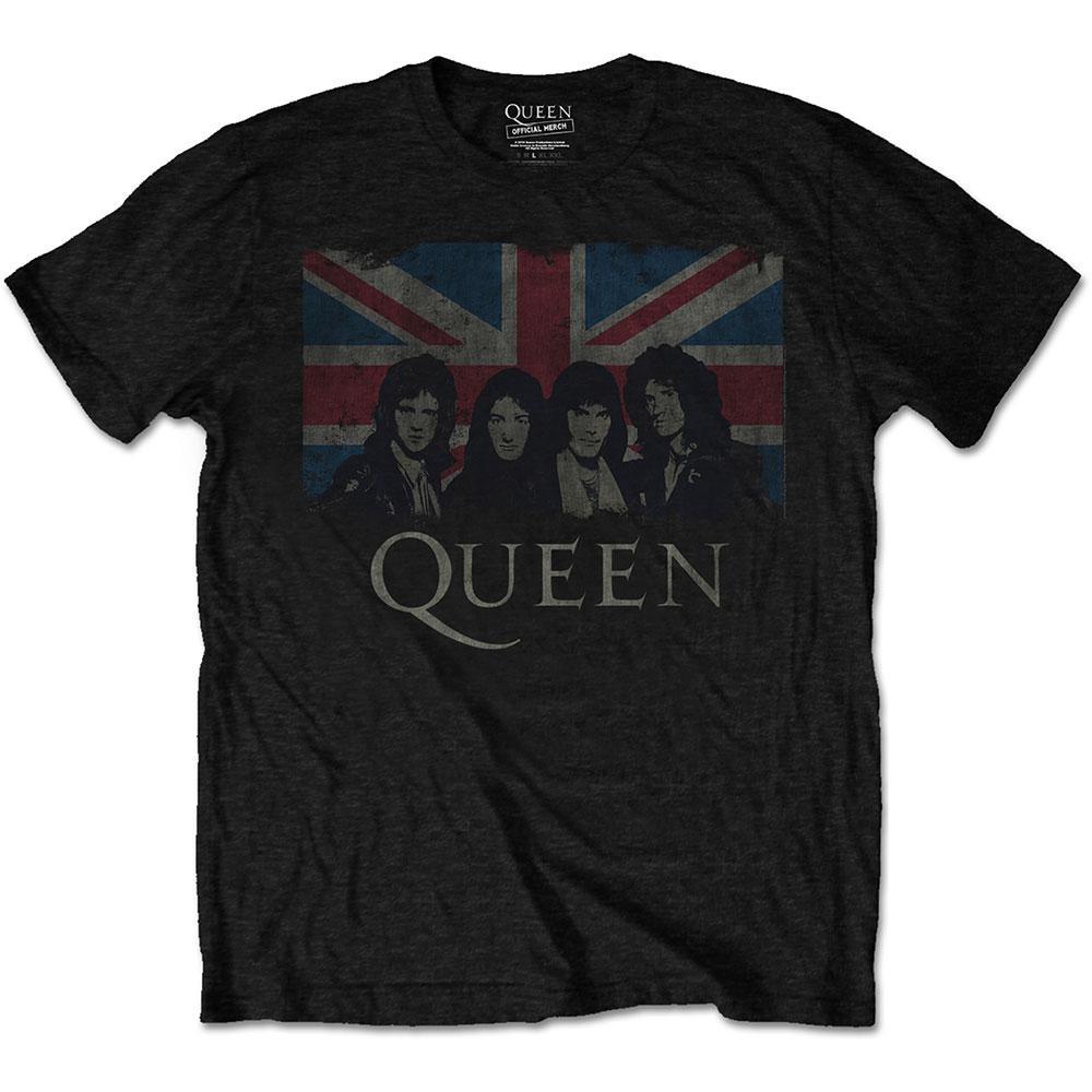 QUEEN – Band T-Shirt: Union Jack - COOCOO.at - Dein Merch Shop aus Österreich