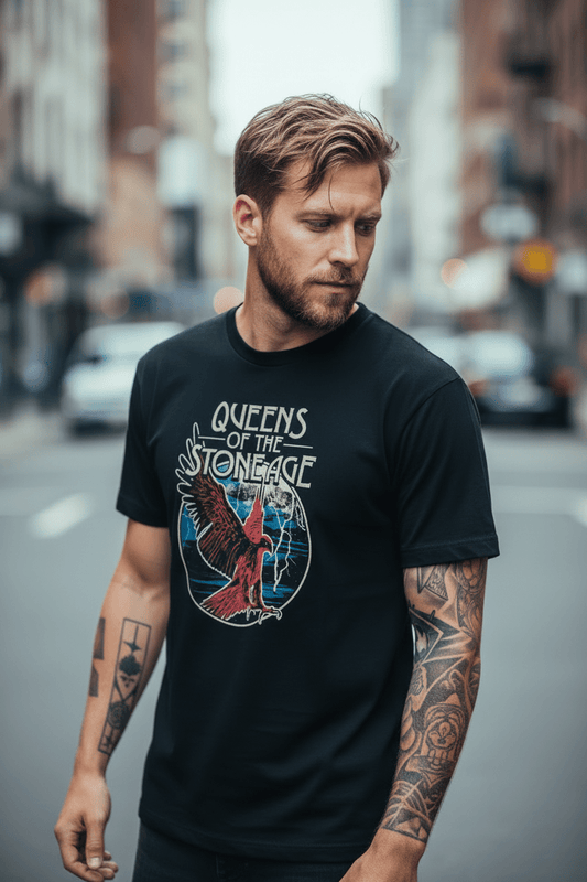 QUEENS OF THE STONE AGE - Band T-Shirt: Eagle - COOCOO.at - Dein Merch Shop aus Österreich