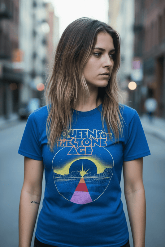 QUEENS OF THE STONE AGE - Ladies Band T-Shirt: Warp - COOCOO.at - Dein Merch Shop aus Österreich