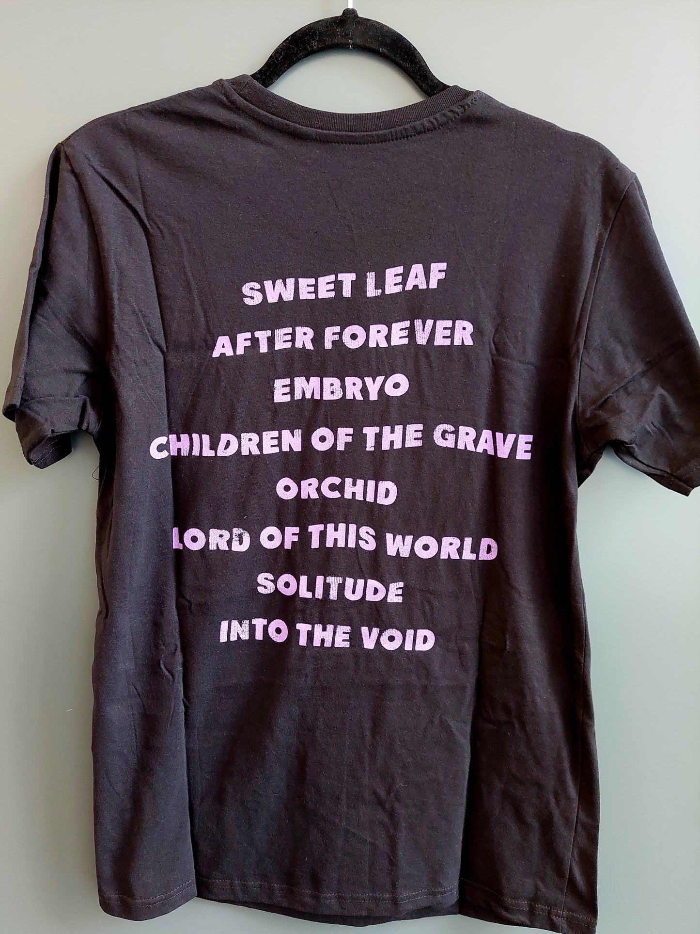 BLACK SABBATH - Band T-Shirt: Masters of Reality Backprint