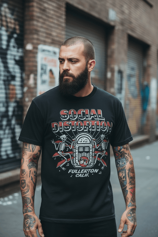 SOCIAL DISTORTION - Band T-Shirt: Jukebox - COOCOO.at - Dein Merch Shop aus Österreich