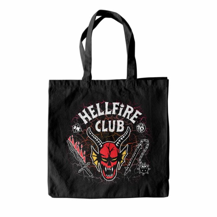 STRANGER THINGS - Baumwolltasche: Hellfire Club - COOCOO.at - Dein Merch Shop aus Österreich