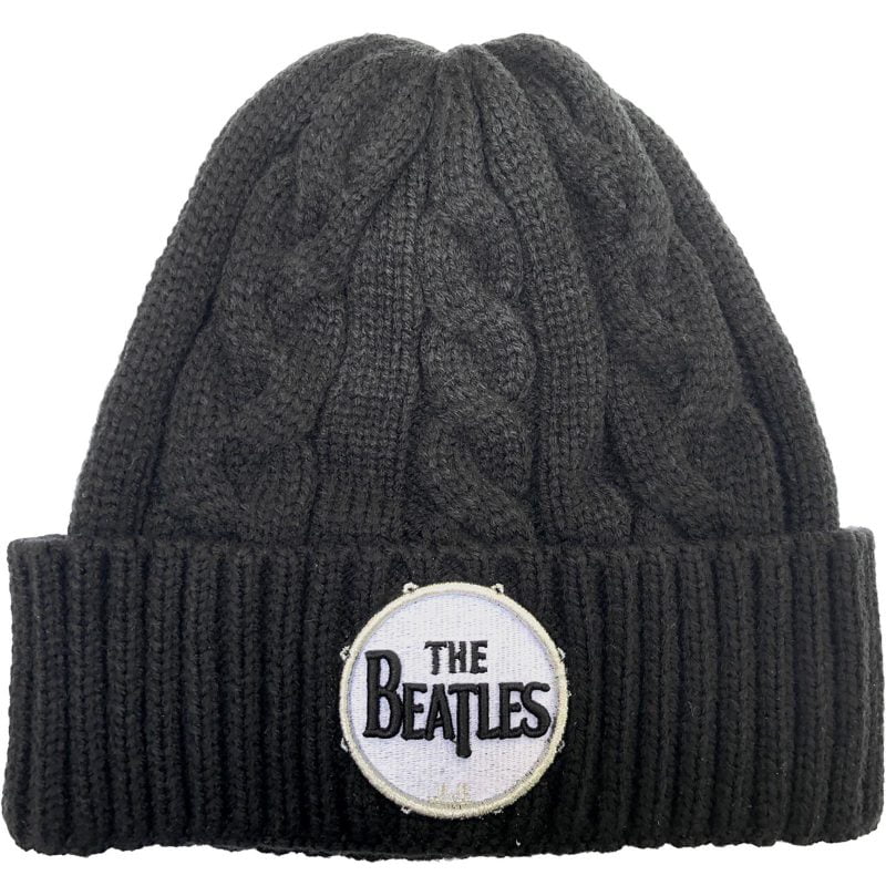 THE BEATLES - Band Beanie: DRUM LOGO - COOCOO.at - Dein Merch Shop aus Österreich