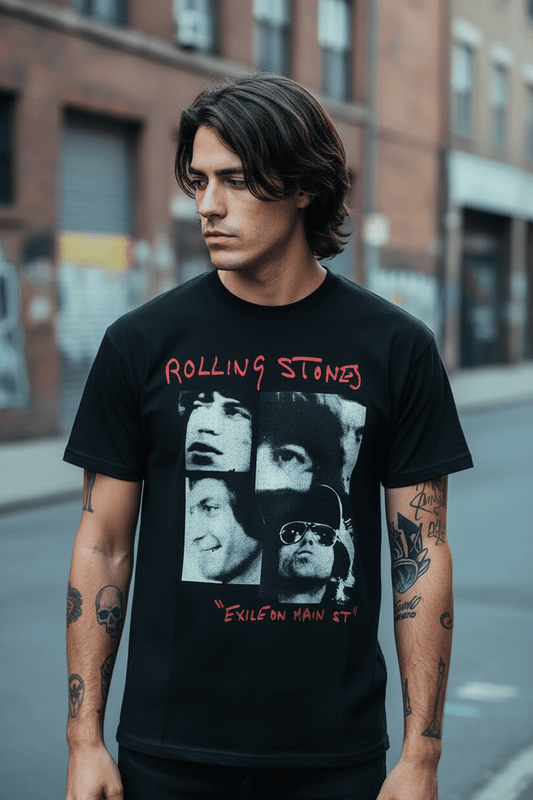 THE ROLLING STONES - Band T-Shirt: EXILE - COOCOO.at - Dein Merch Shop aus Österreich