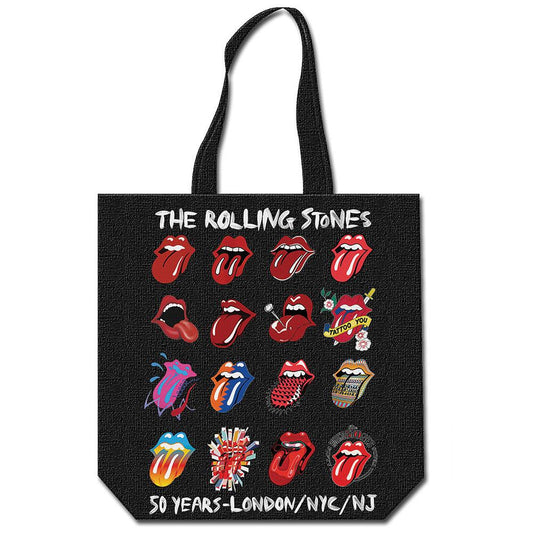 THE ROLLING STONES - Baumwolltasche: TONGUE - COOCOO.at - Dein Merch Shop aus Österreich