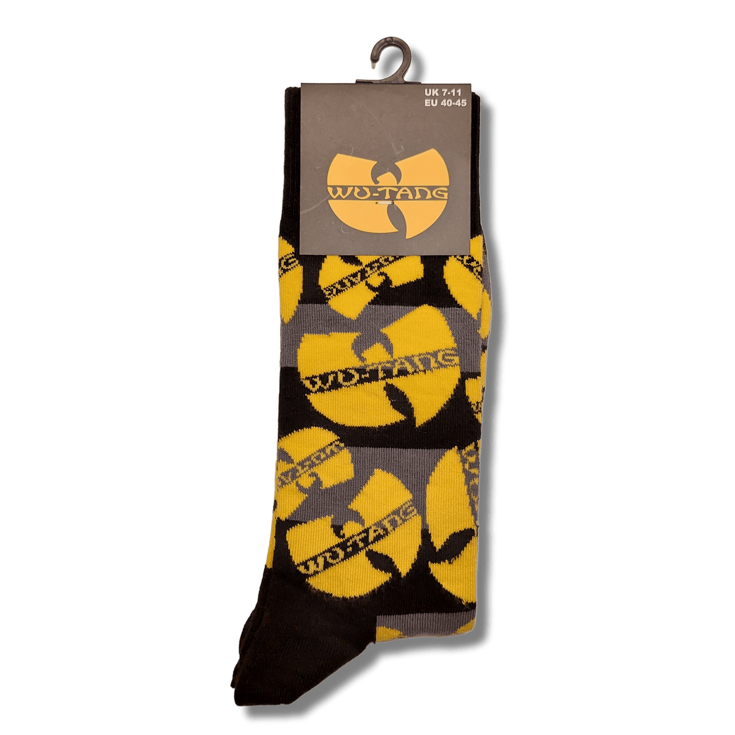 WU-TANG CLAN - Merch Socken: LOGO YELLOW Band Merchandise Socken