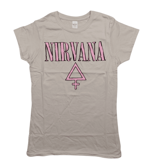 NIRVANA - Ladies Band T-Shirt: FEMME