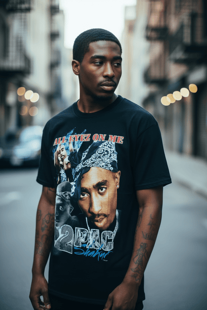 2PAC - Band T-Shirt: ALL EYEZ - COOCOO.at - Dein Merch Shop aus Österreich