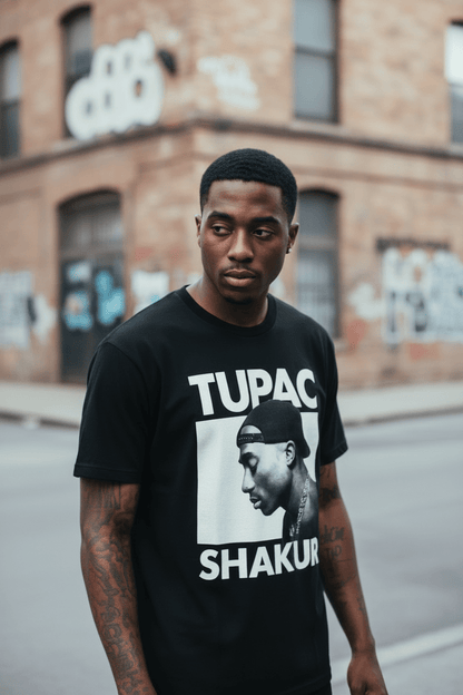 2PAC - Band T-Shirt: EYES CLOSED - COOCOO.at - Dein Merch Shop aus Österreich