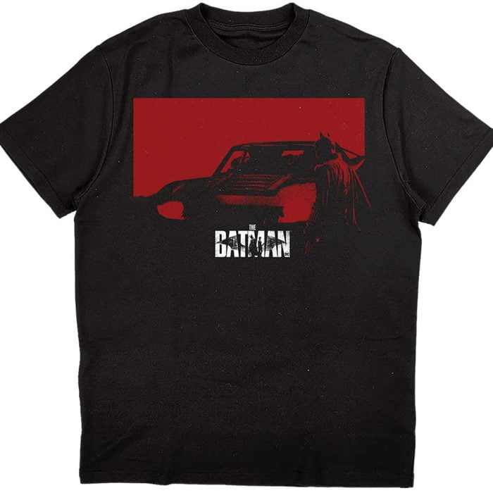 BATMAN - Unisex T-Shirt: RED CAR - Official Merchandise - Movie T-Shirt - Film Merch