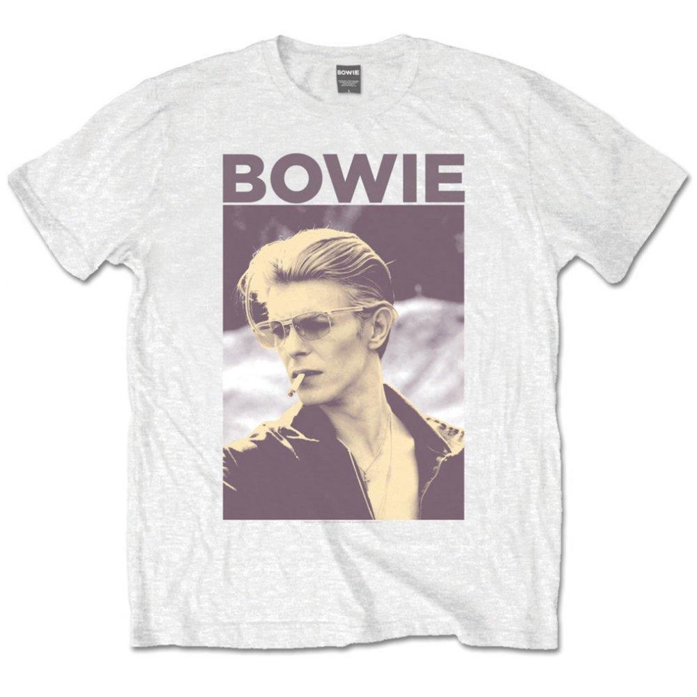 DAVID BOWIE - Merchandise T-Shirt: SMOKING - Band T-Shirt - Bandshirt - Official Merchandise - Music Merch