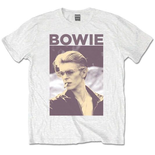DAVID BOWIE - Merchandise T-Shirt: SMOKING - Band T-Shirt - Bandshirt - Official Merchandise - Music Merch
