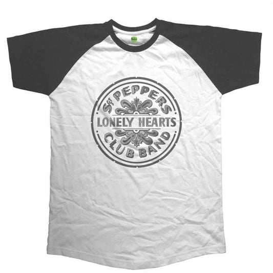 THE BEATLES - Unisex Raglan T-Shirt: Pepper - Bandshirt - Band Merch - Official Merchandise