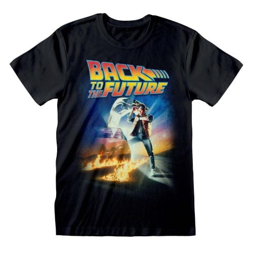 BACK TO THE FUTURE - Unisex T-Shirt: POSTER - Official Merchandise - Movie Shirt - Film Merch - Zurück in die Zukunft Cover