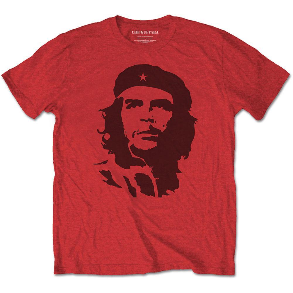 CHE GUEVARA - Merch T-Shirt: BLACK ON RED